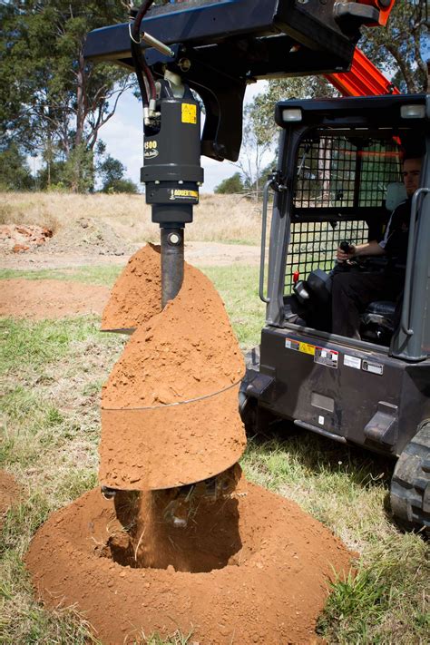 skid steer auger rental